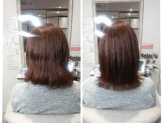ミディアム カラー kijima ricoのヘアスタイル
