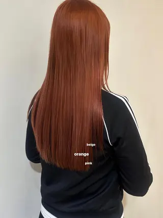ロング カラー 暖色カラー/レイヤー 🌙 オノユリカのヘアスタイル