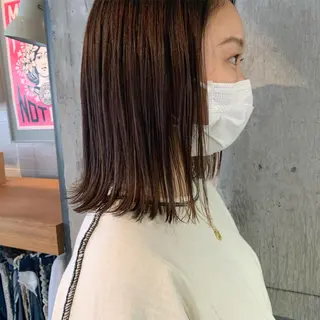 ミディアム kiyono ⭐︎ダブルカラーのヘアスタイル