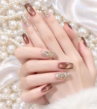 ネイル ロングネイル長さ出し 専門Spade Qのネイルデザイン