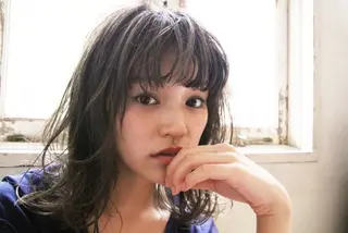 ミディアム カラー パーマ 田名網 誠司のヘアスタイル