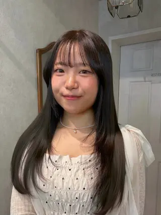 ロング カラー 透明感カラー🫧🎀 まりなのヘアスタイル