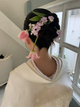 ヘアアレンジ ヘアメイク acoのヘアスタイル