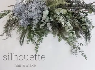 silhouette シルエットのヘアスタイル