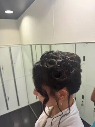 ヘアアレンジ ブリーチなしベー ジュ/tuburaのヘアスタイル