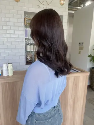 ミディアム カラー 髪質改善が得意✨ 榎本亜衣のヘアスタイル