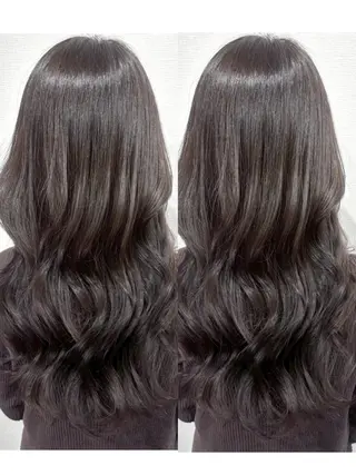 ロング カラー 切っぱなし💇‍♀️ イヤリング🎨龍之介のヘアスタイル