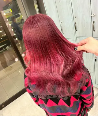 ロング カラー 町田ブリーチ特化 MANATOのヘアスタイル