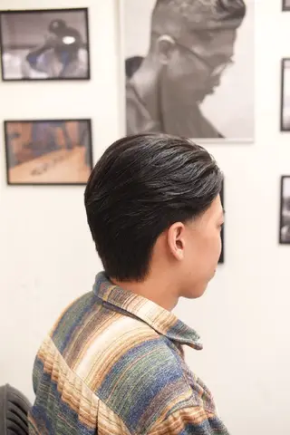 ミディアム 💈吉祥寺バーバー YUのヘアスタイル