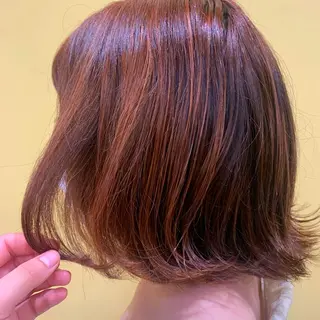ショート カラー レイヤーカット/ ダブルカラー/ナナミのヘアスタイル