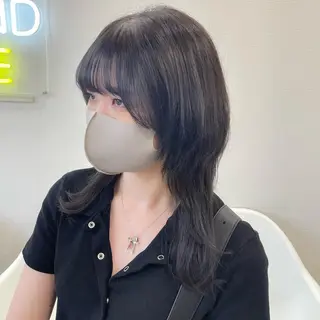 セミロング SUNC/🤎 オオクマ　カナエ🤎のヘアスタイル