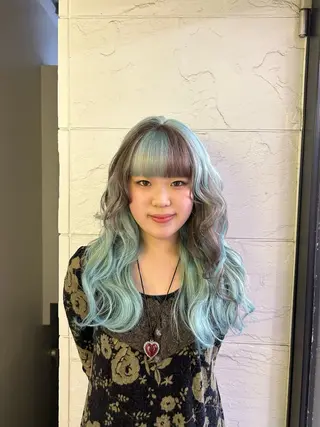 ロング カラー ダメージレスカラー /ひなののヘアスタイル