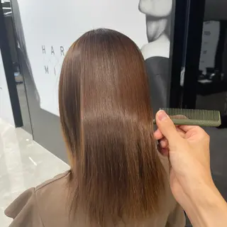 ミディアム 新宿/顔周りカット/ レイヤー/がっきーのヘアスタイル