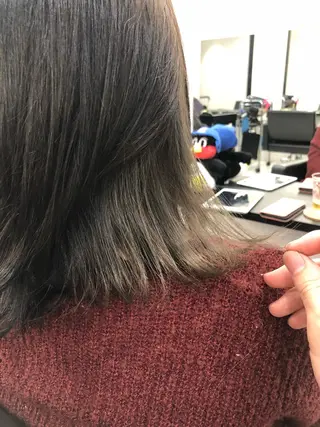 ミディアム 縮毛矯正の達人 ☆ 松本のヘアスタイル