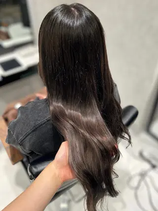 ロング カラー 透明感カラー×顔周り mizuki🫧のヘアスタイル