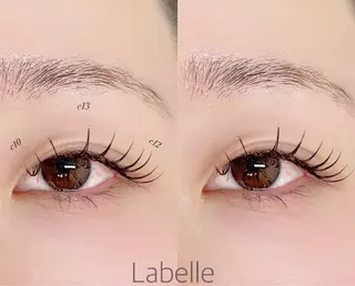 マツエク・マツパ La belle KYOKOのマツエク・マツパデザイン