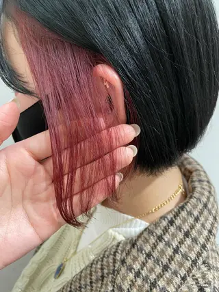 ショート カラー レイヤーカット⭐︎ 韓国ヘア⭐︎YUKAのヘアスタイル