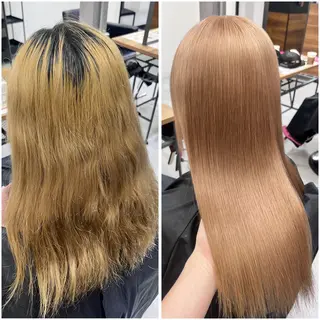 セミロング カラー MAKO ❤️🔥NEXTのヘアスタイル
