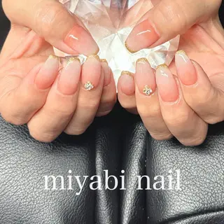 ネイル miyabi nail 桂川駅近くのネイルデザイン