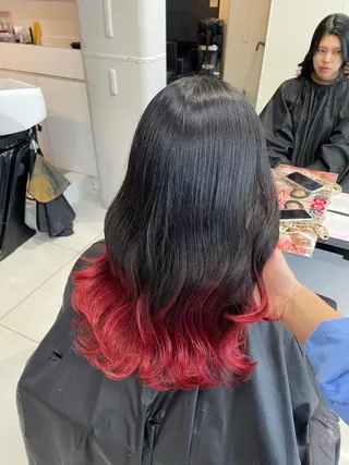 ミディアム カラー パーマ ヘアアレンジ 💗無料カットモデル 募集中yu-ki💗のヘアスタイル