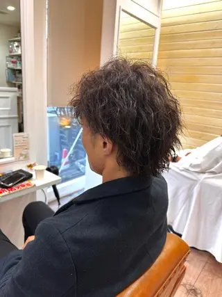 メンズ cyan 水川和馬のヘアスタイル