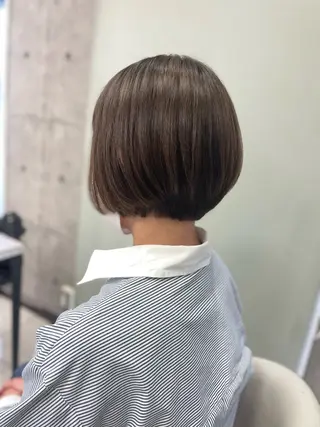 ショート カラー 牧野恭平 【★酸性縮毛矯正★】のヘアスタイル