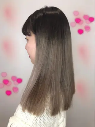 カラー 新宿駅近♡個室 ♡関口三都季🌜のヘアスタイル