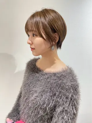 ショート ハイトーン/縮毛矯正 /博多/syokoのヘアスタイル