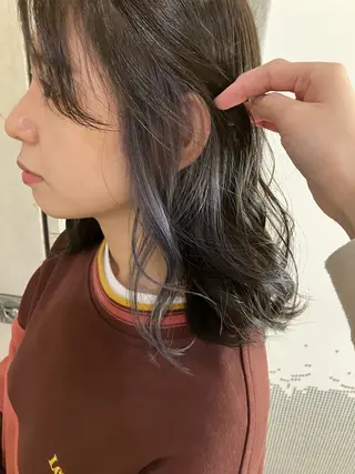 ミディアム カラー 清村 和音のヘアスタイル