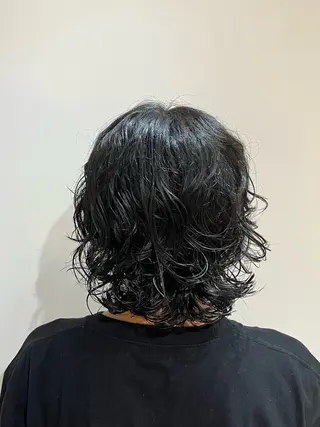ミディアム パーマ ARAI YOSHITOのヘアスタイル