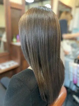 セミロング カラー ヘアアレンジ Hikari /京都駅美容室のヘアスタイル