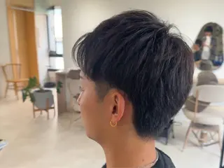 ショート メンズ 遠藤雄人/メンズ /センターパートのヘアスタイル