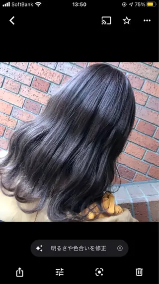 ロング カラー 齋藤 優太朗のヘアスタイル