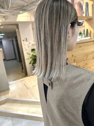 ミディアム カラー 木下大地 HAIR Oneのヘアスタイル