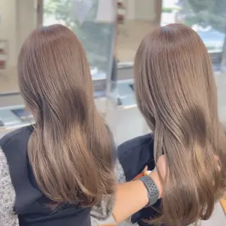 ロング 韓国風カラー🇰🇷 髪質改善RIKU新宿のヘアスタイル