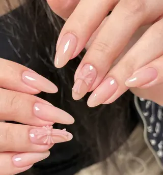 ネイル Natumiシンプル デザイン/深爪矯正のネイルデザイン