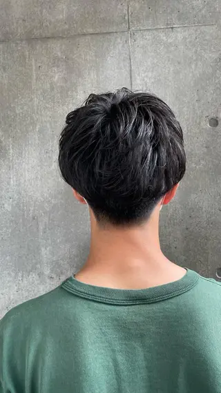 パーマ メンズ もりたみかこ 美容師お休み中のヘアスタイル