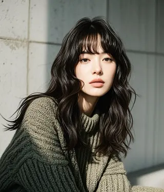 セミロング ウルフカット 811 大阪梅田 ウルフのヘアスタイル