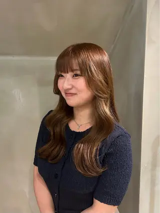 ロング mei🪽 カラー/パーマモデルのヘアスタイル