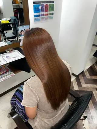 ロング 髪質改善/マツパ 垢抜け透明カラー衣笠のヘアスタイル