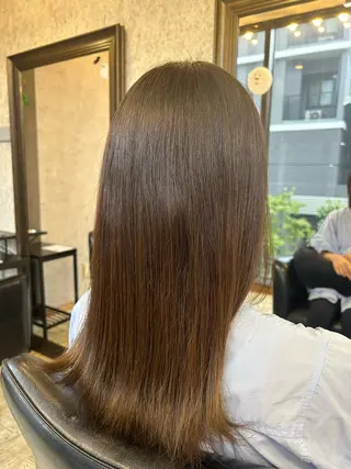 ミディアム 青柳 若奈のヘアスタイル