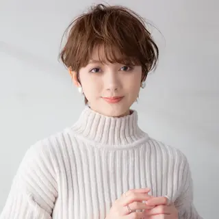 ショート パーマ 浅沼 ゆいのヘアスタイル
