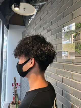 ショート パーマ メンズ rilune matsuoのヘアスタイル