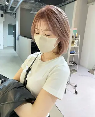 ミディアム カラー 掛田 翔のヘアスタイル
