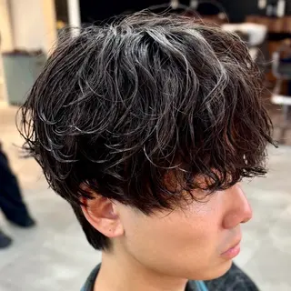 パーマ メンズ 男の理想を叶える🔥 メンズパーマ特化｜関のヘアスタイル