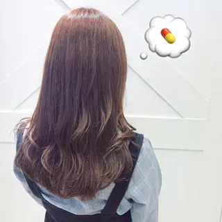セミロング カラー 🌺ウルフカット職人 新垣渚🐺のヘアスタイル