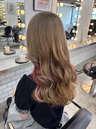 ロング カラー 🫧‪Ameri🫧 Emma ecoleのヘアスタイル