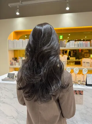 ロング カラー ヘアアレンジ 髪質改善特化 🫧松野力也のヘアスタイル