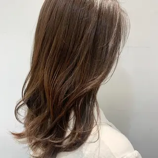 セミロング 髪質改善/縮毛矯正 🎀小林 唯 🎀のヘアスタイル
