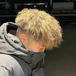 ショート カラー パーマ メンズ ✂︎山﨑 涼太✂︎のヘアスタイル